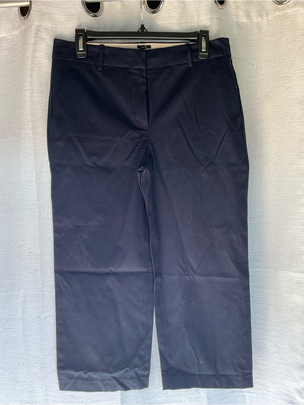 Talbots Navy Wide-Leg Trousers